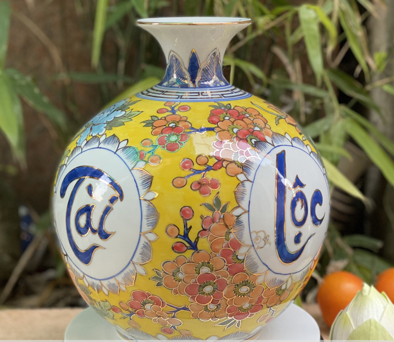 Cặp bình tài lộc Phúc Đức